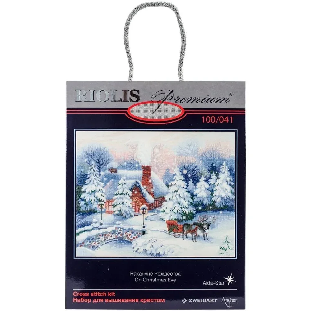 Christmas Eve Counted Cross Stitch Kit 14 Count Aida